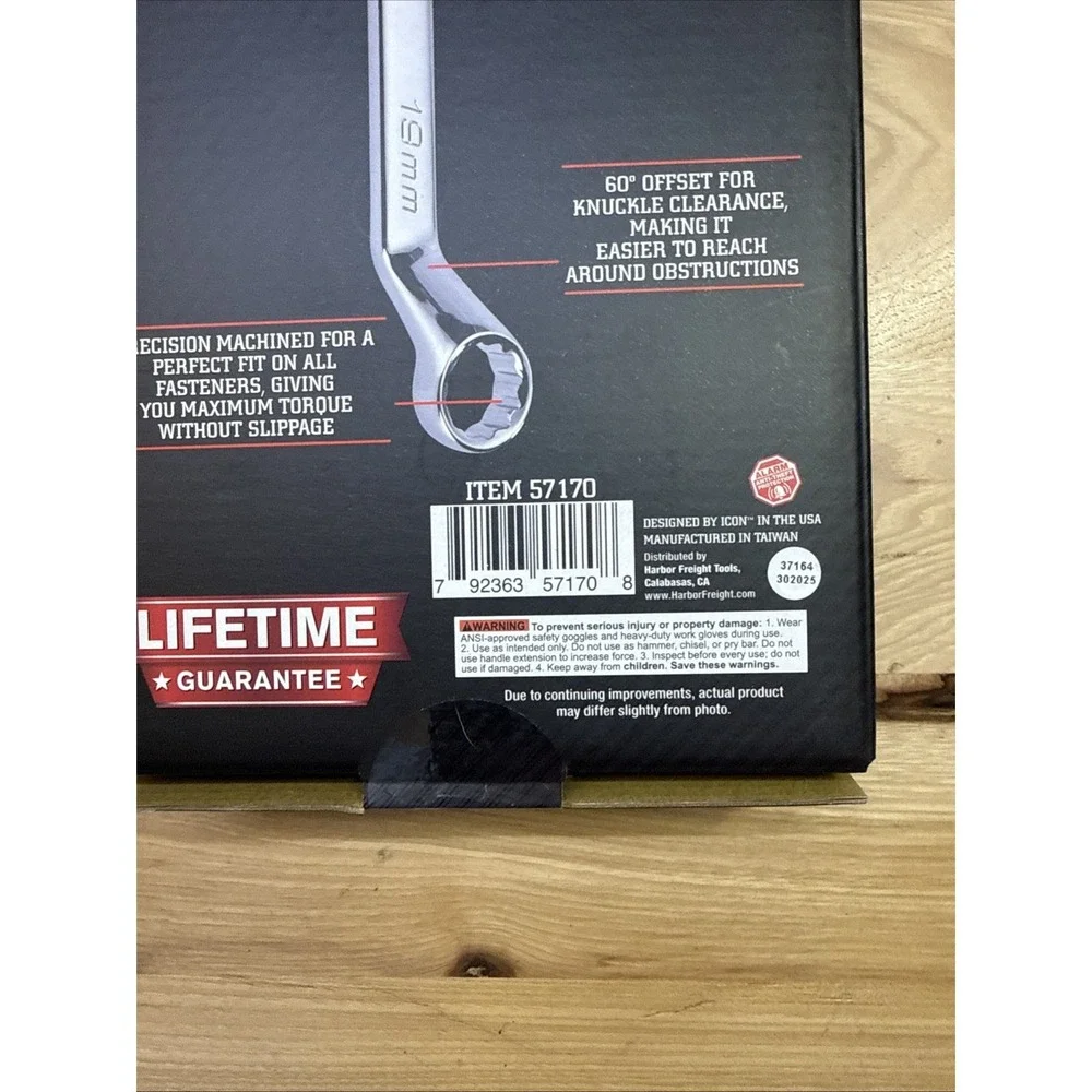 Icon Tools Double Box End Wrench & Flex Head Double Box End & Offset Box Wrench